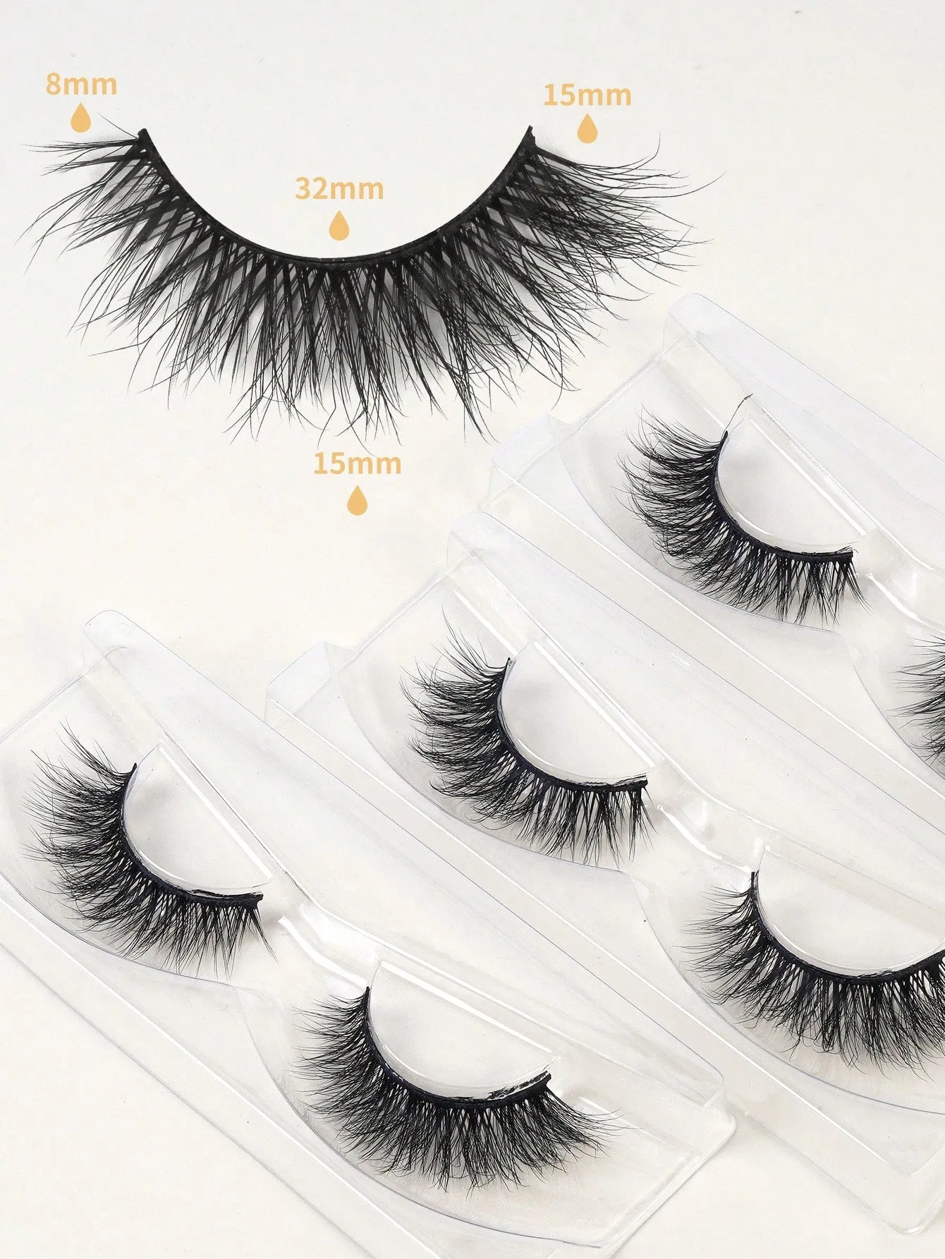 10 Pair Eyelashes Set