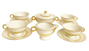 10pc. Theodore Haviland Claridge Tea Set