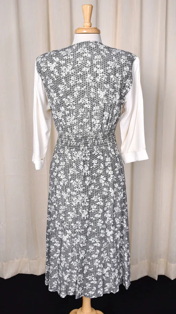 1940s Style Pinafore Dress