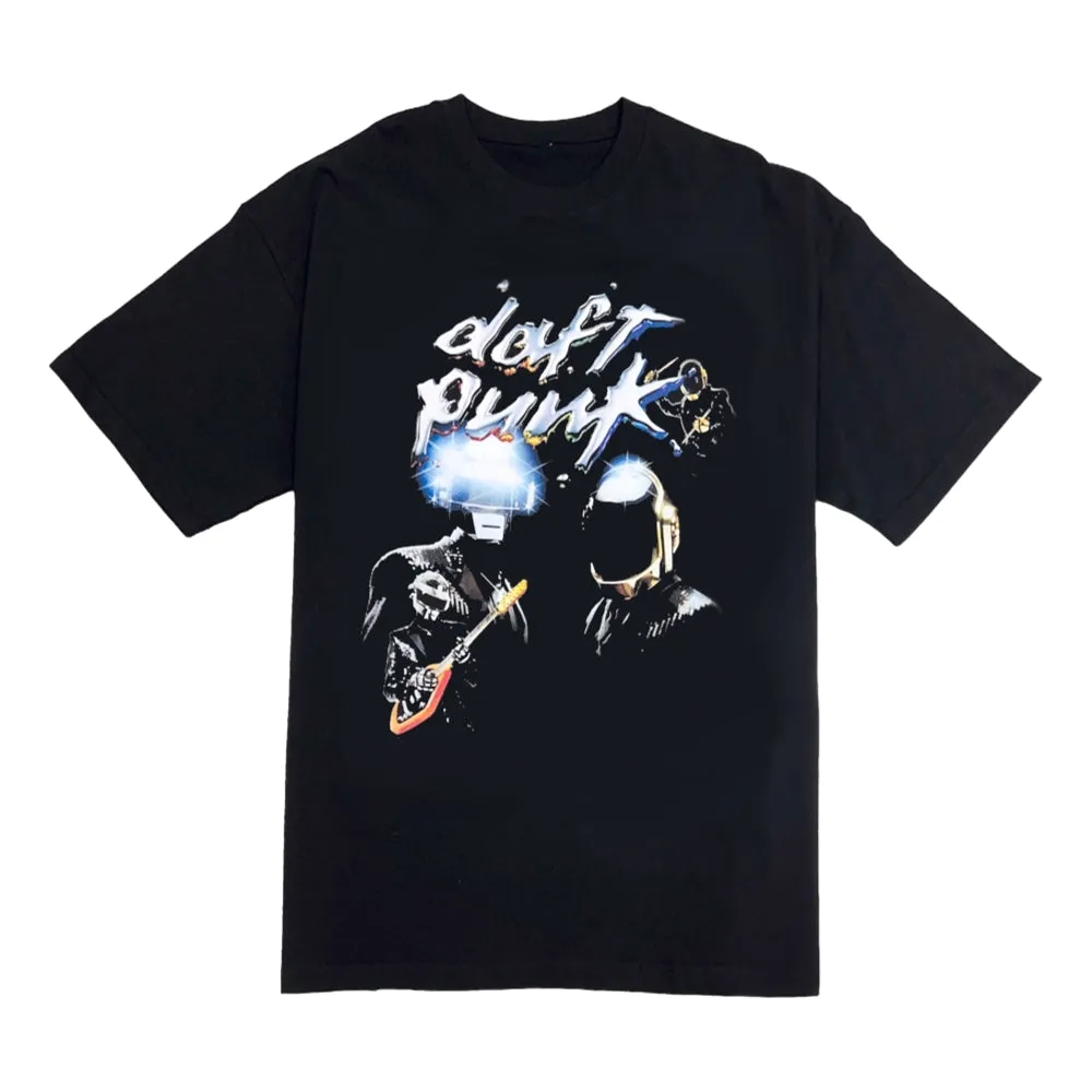 2ND CLOSET "DAFT PUNK" BAND T-SHIRT-BLACK