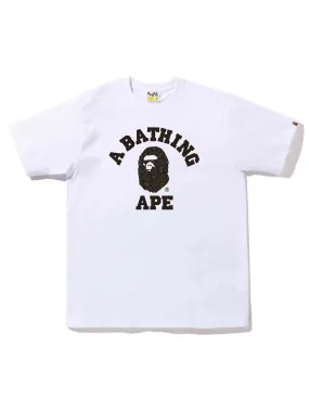 A Bathing Ape BAPE Distortion College Tee