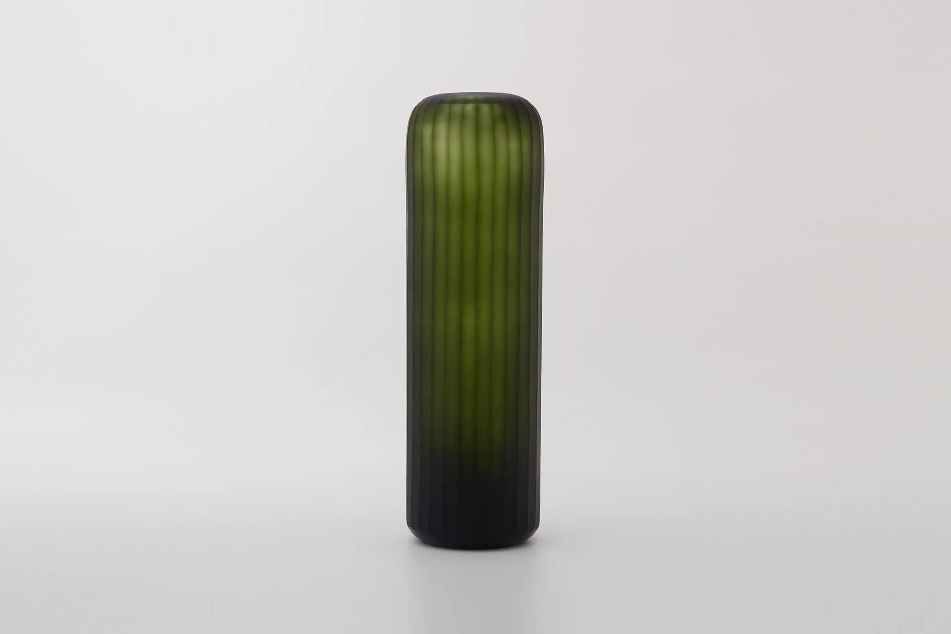 A The Foundry House Lantern Vase Tall Moss