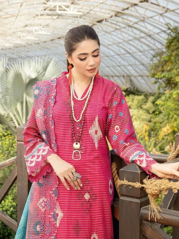 Aafreen by Riaz Arts Unstitched Embroidered Lawn 3Pc Suit AF-15