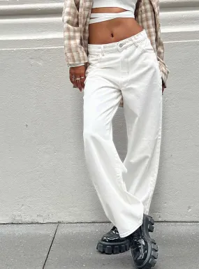 Abrand Slouch Jean Vintage White