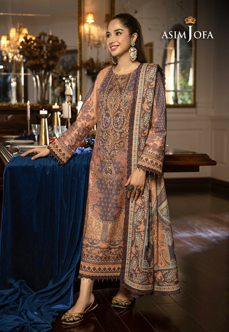 AJAW-09 EMBROIDERED KARANDI 3 PCS