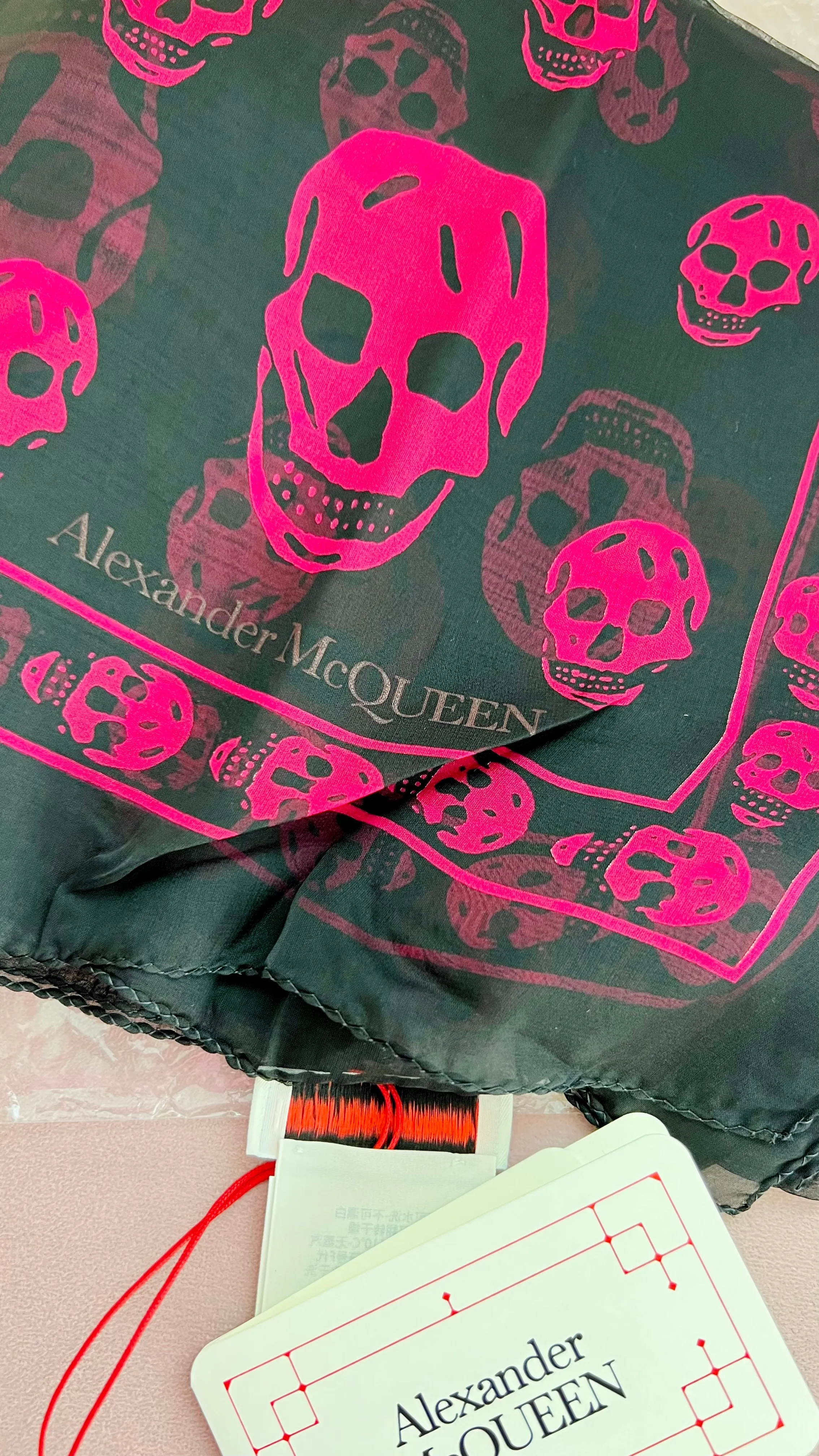 Alexander McQueen Chiffon Scarf