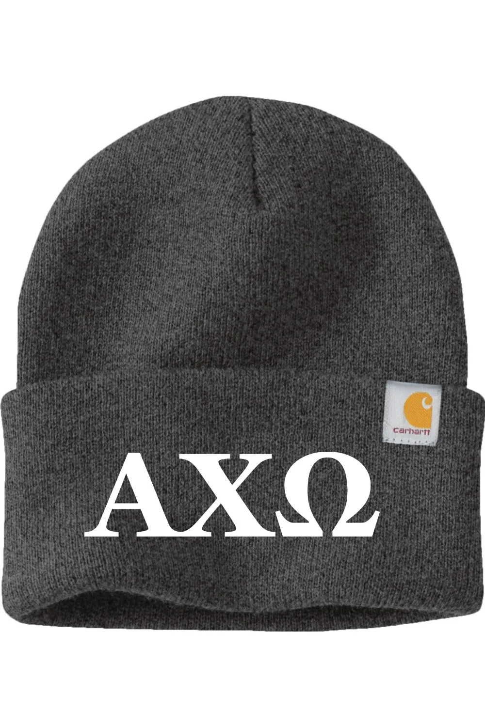 Alpha Chi Omega - Carhartt Watch Cap 2.0 - White Embroidered Letters