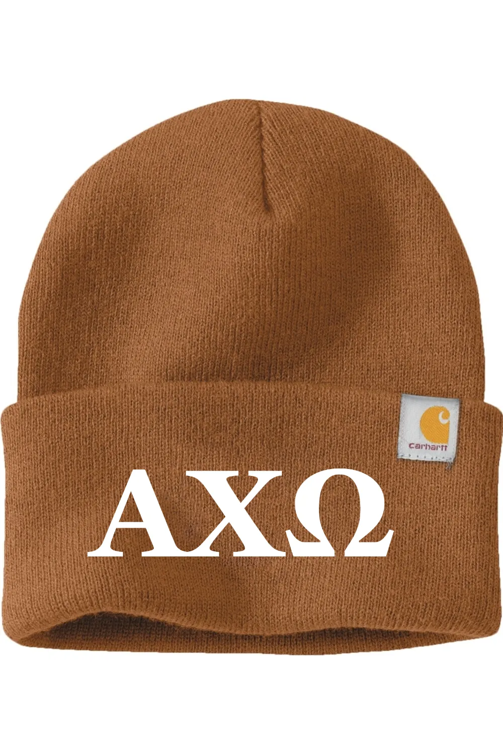 Alpha Chi Omega - Carhartt Watch Cap 2.0 - White Embroidered Letters