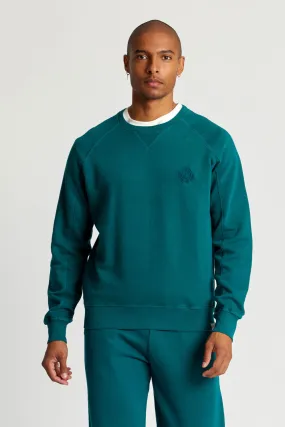 ANTON - Organic Cotton Sweat Teal Green