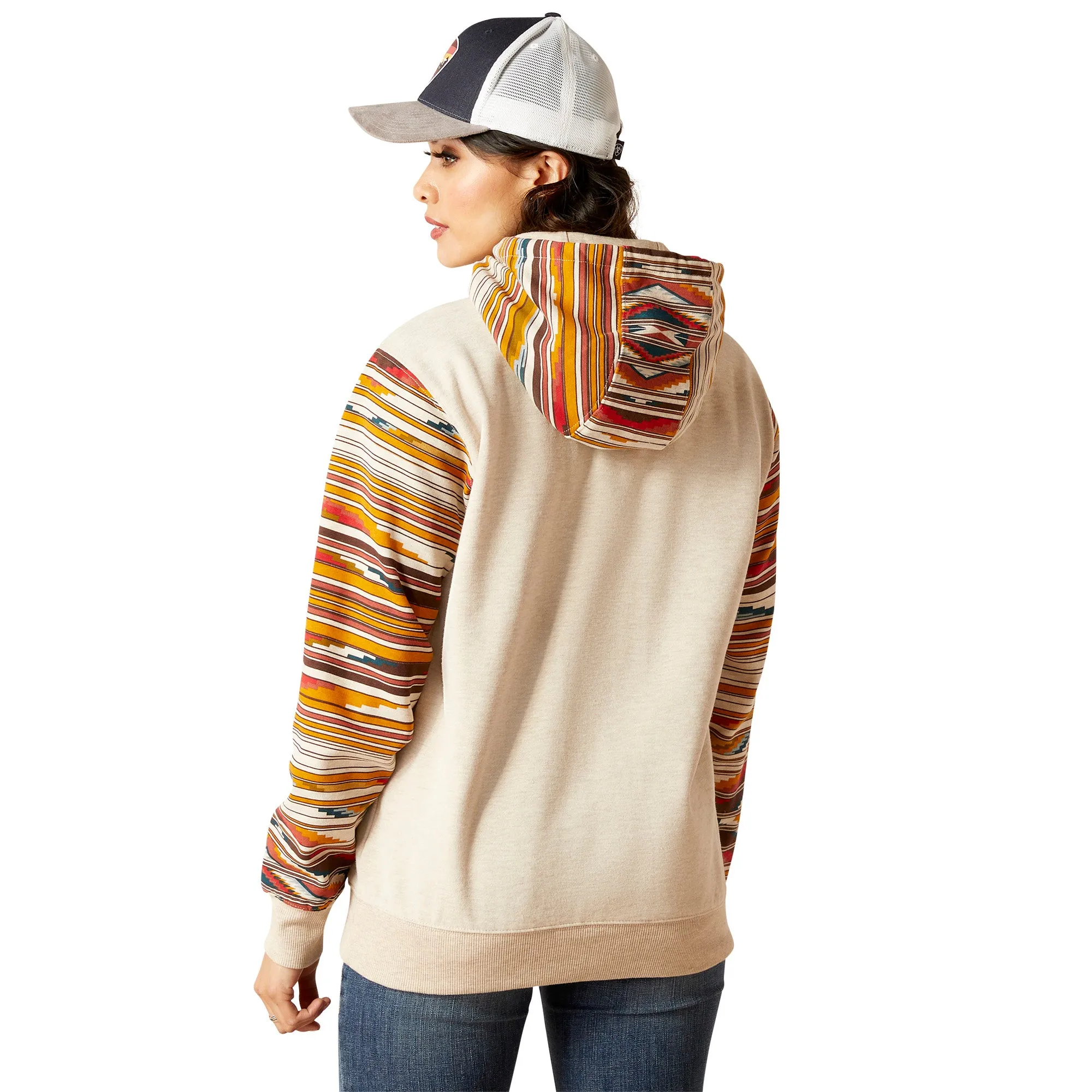 Ariat Ladies Chimayo Sunset Saltillo Serape Print Hoodie 10046245