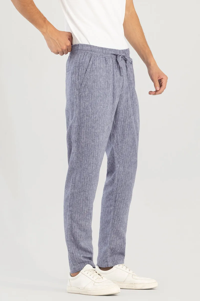 Aurabreeze Grey Linen Pant