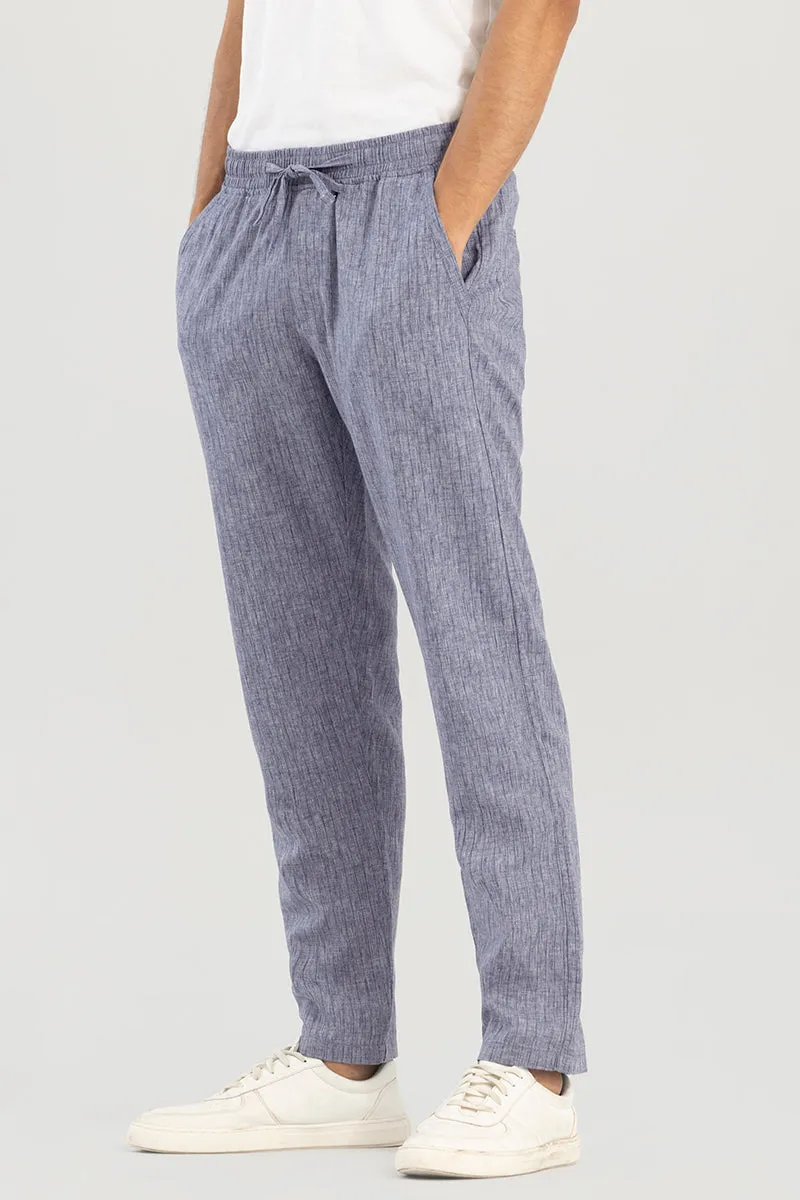 Aurabreeze Grey Linen Pant