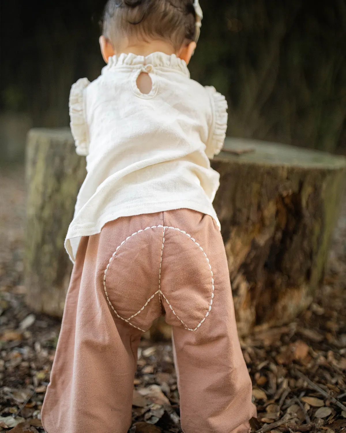 Baby Ruffle Neck Blouse