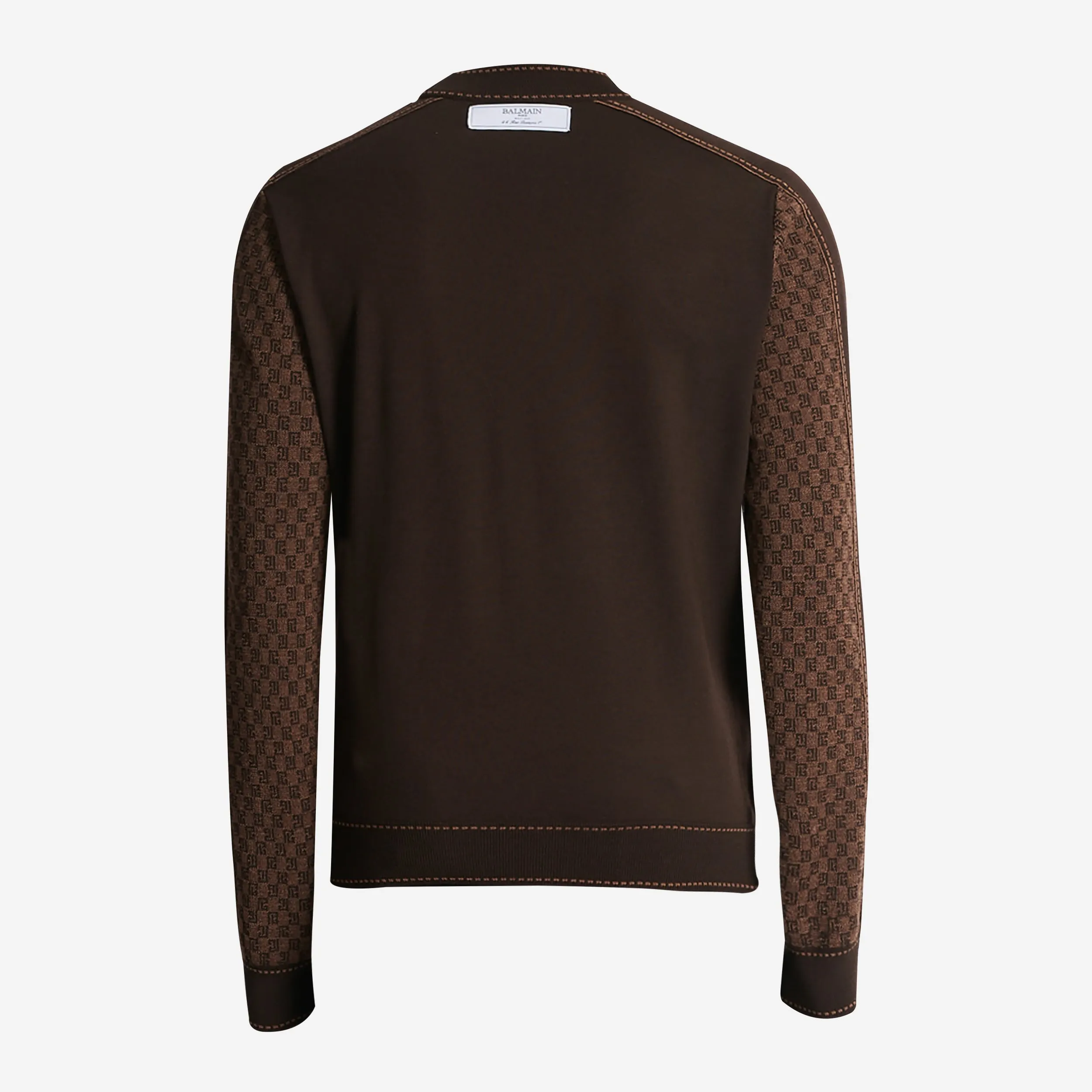 Balmain Mini Monogram Knit Sweater