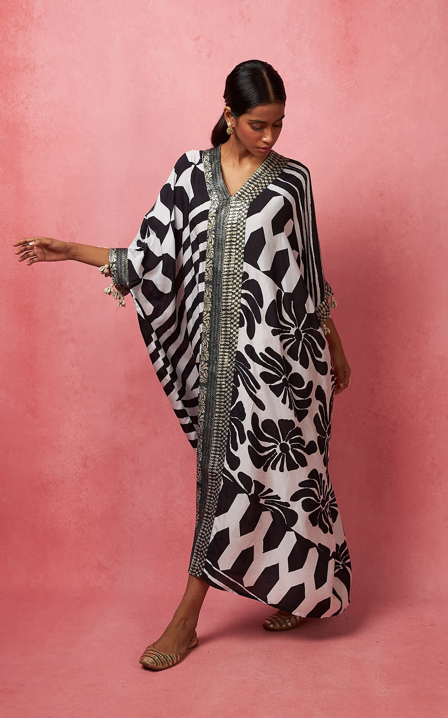 Black & White Kaftan