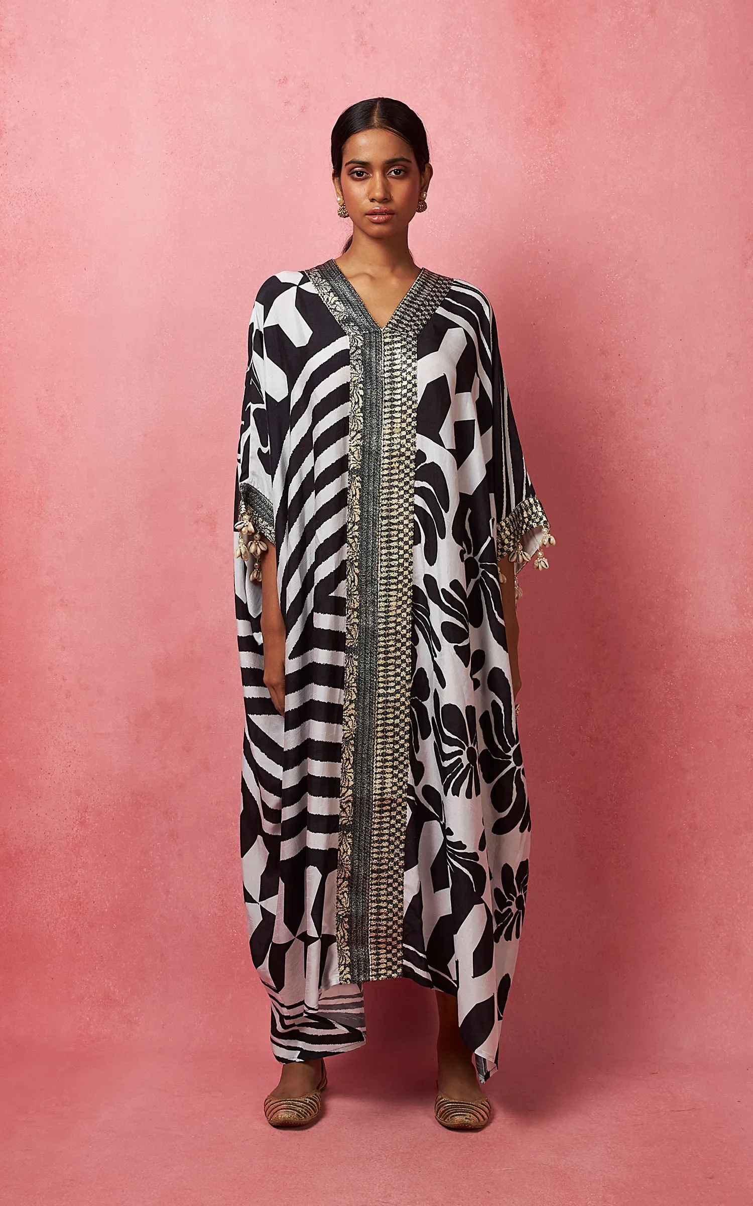 Black & White Kaftan