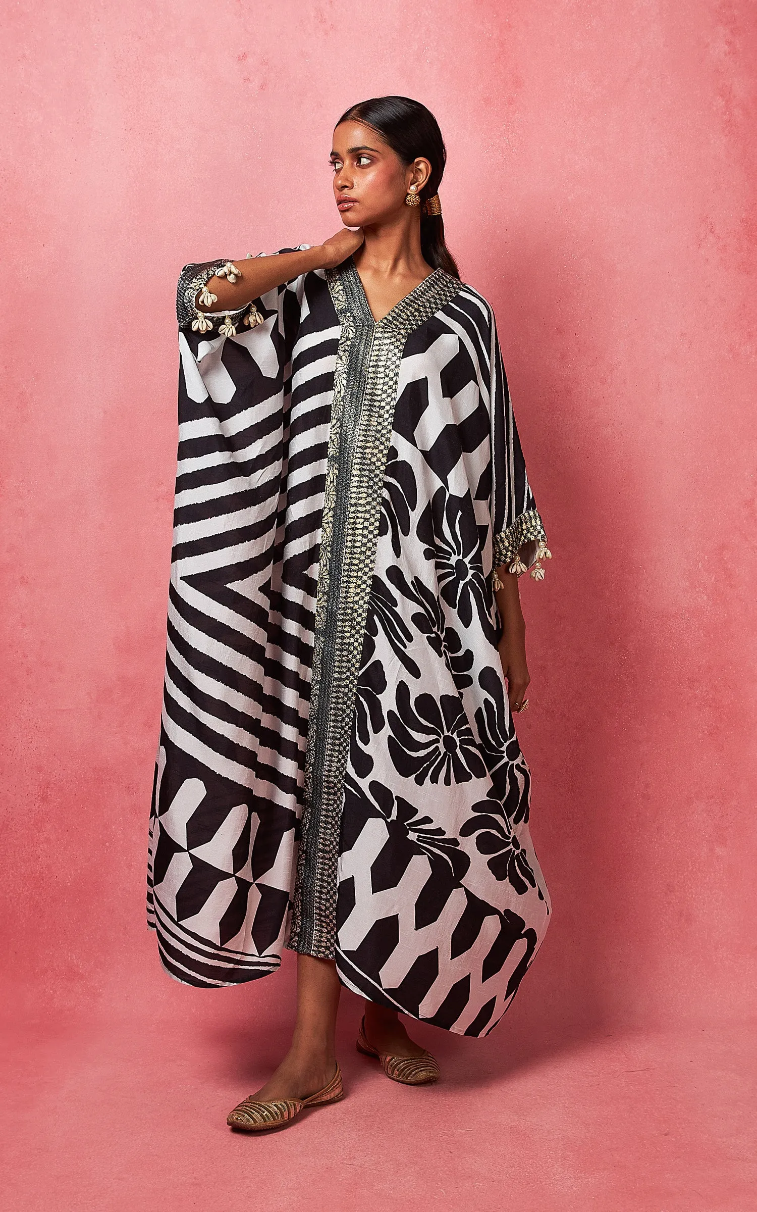 Black & White Kaftan