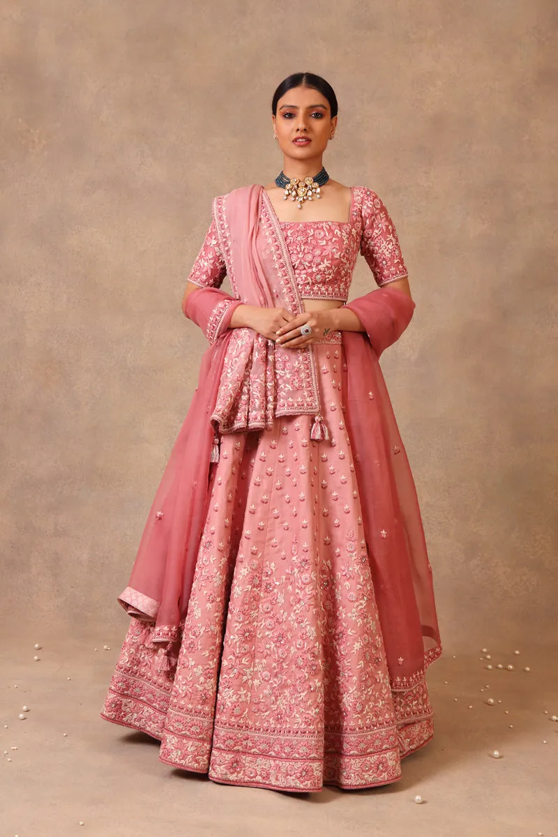 Blush pink lehenga set