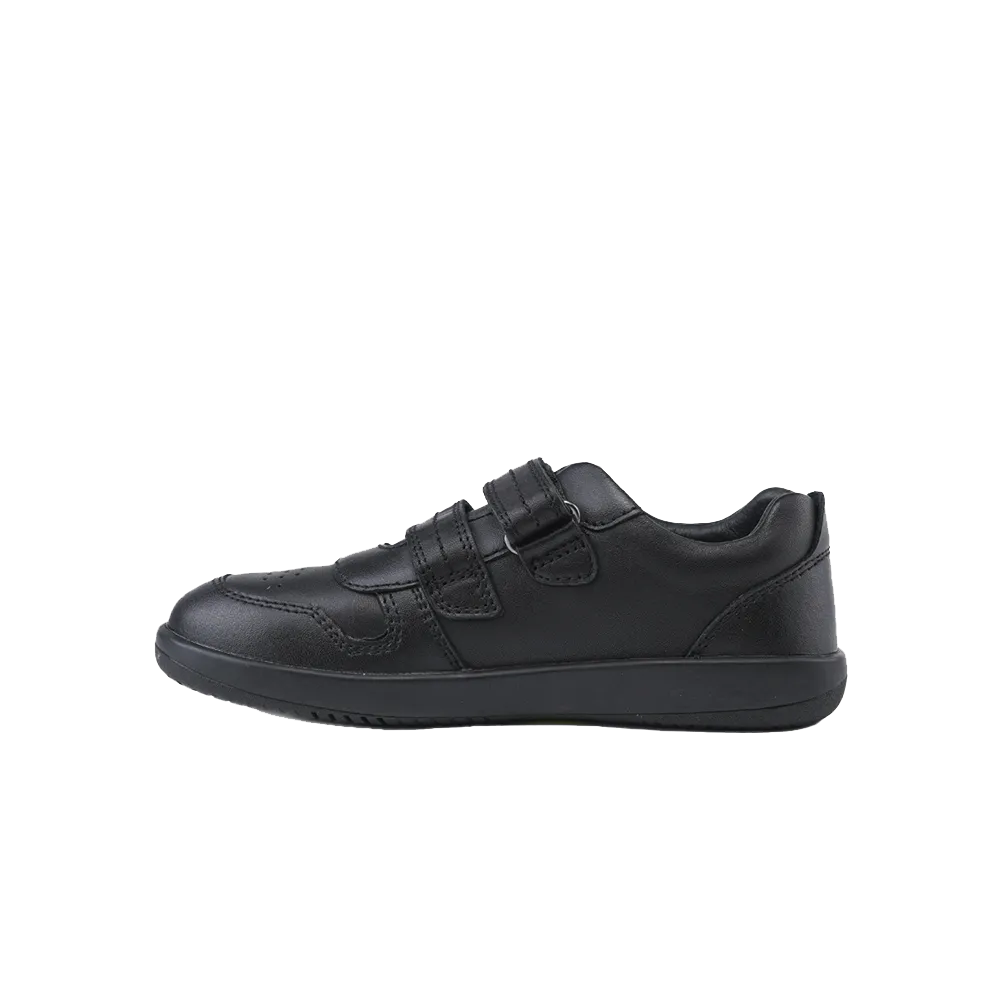 Bobux Kid  Leap Black School Shoe