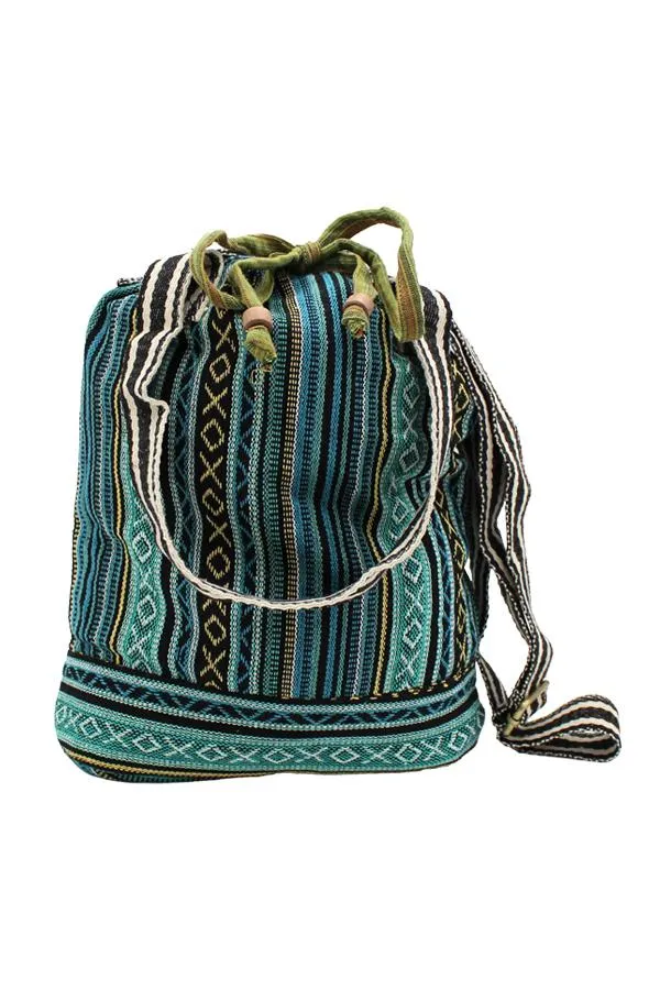 Boho Jacquard Sling Purse-One size