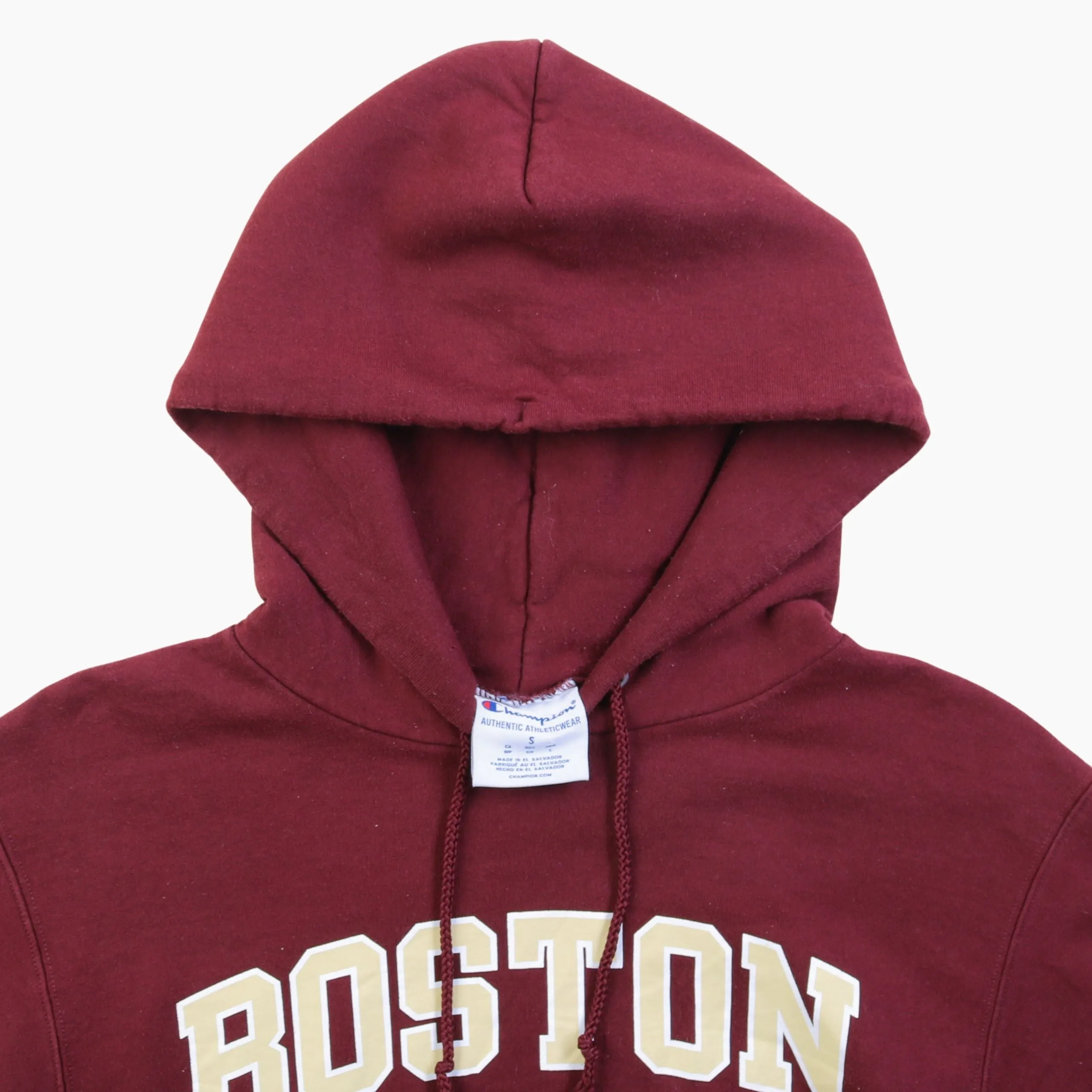 'BOSTON COLLEGE' Champion Hooded Sweatshirt