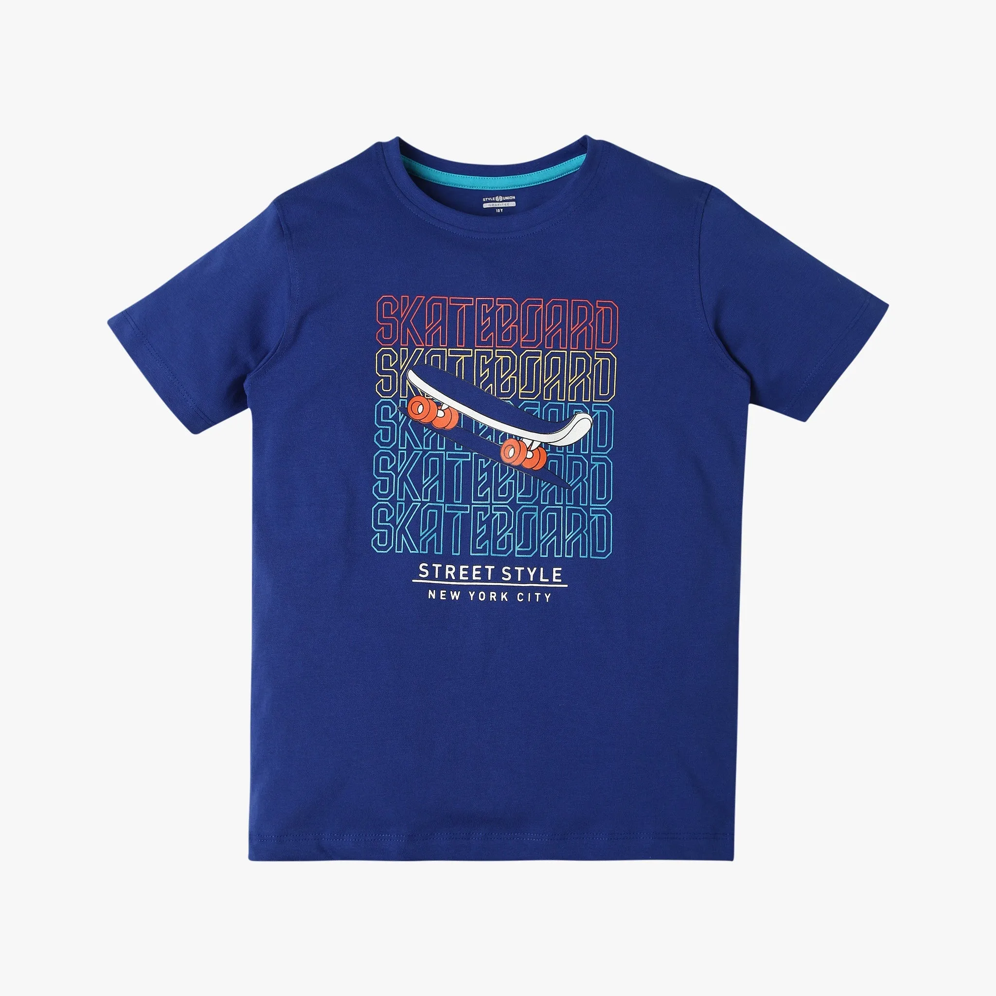 Boy's Regular Fit Graphic T-Shirt