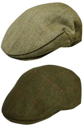 Bronte Strathanan Derby Tweed Flat Cap