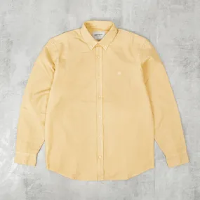 Carhartt WIP Bolton L/S Shirt - Rattan