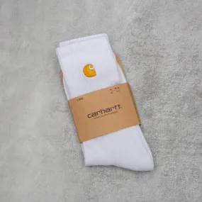 Carhartt WIP Chase Socks - White