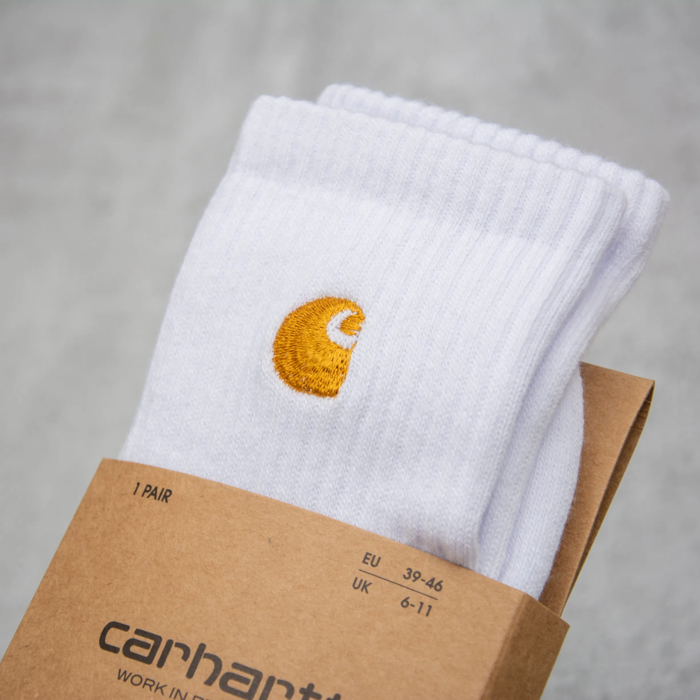 Carhartt WIP Chase Socks - White