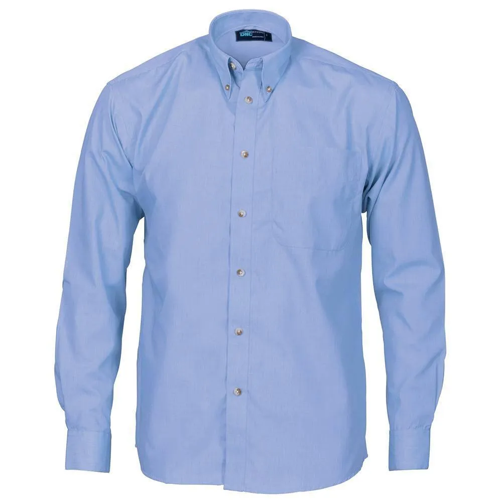 Chambray Business Long Sleeve Shirt