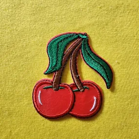 Cherry Iron on Patch