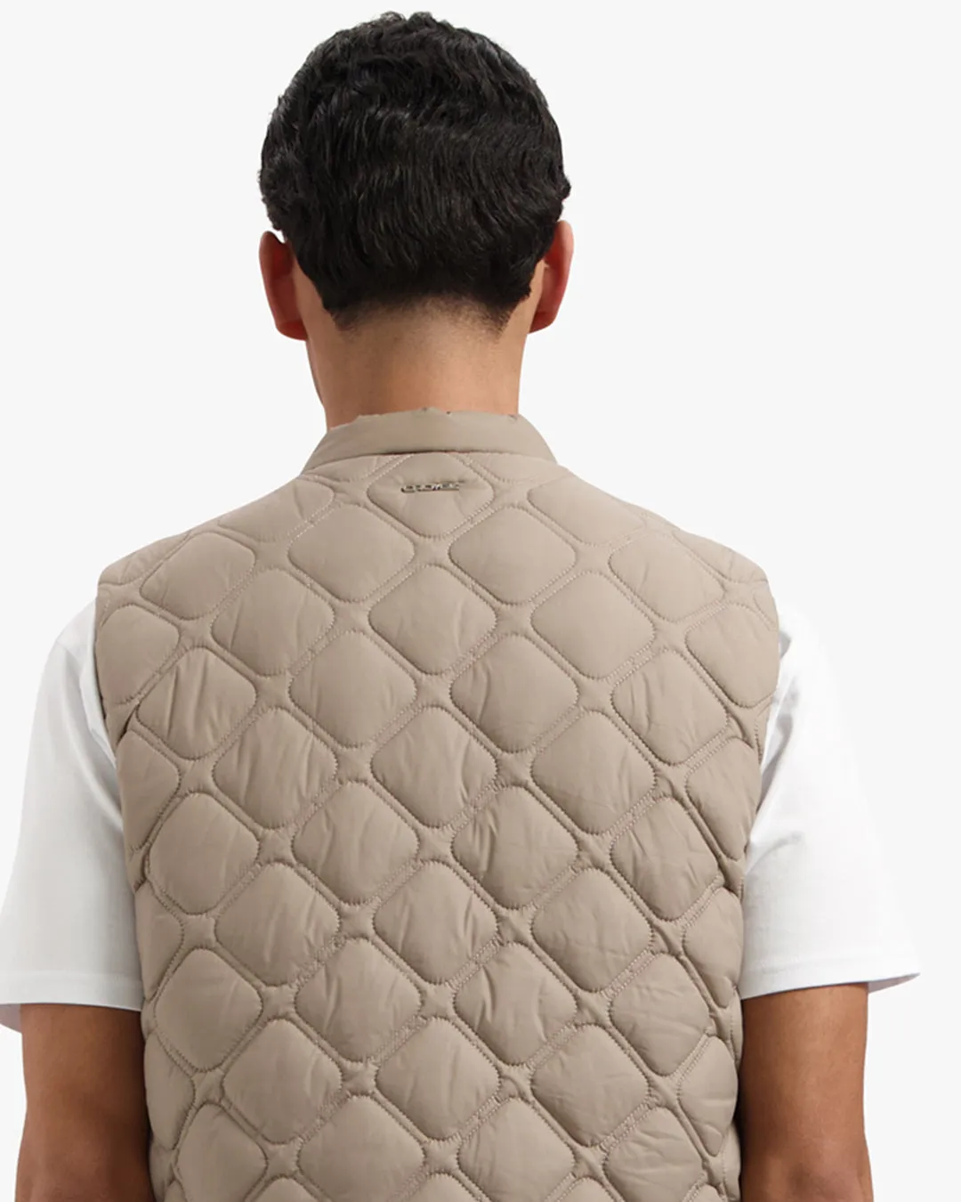 CROYEZ QUILTED VEST - MUSHROOM