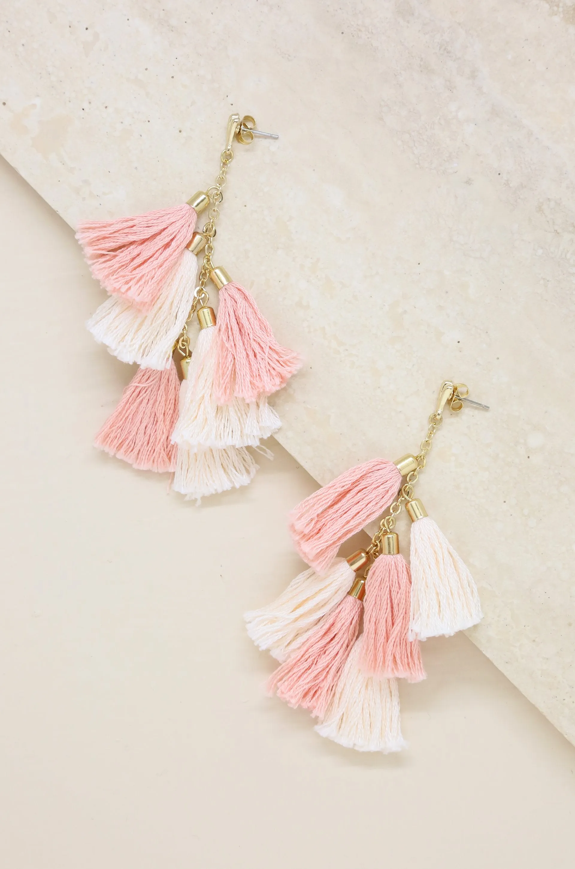 Daydreamer Tassel 18k Gold Plated Earrings