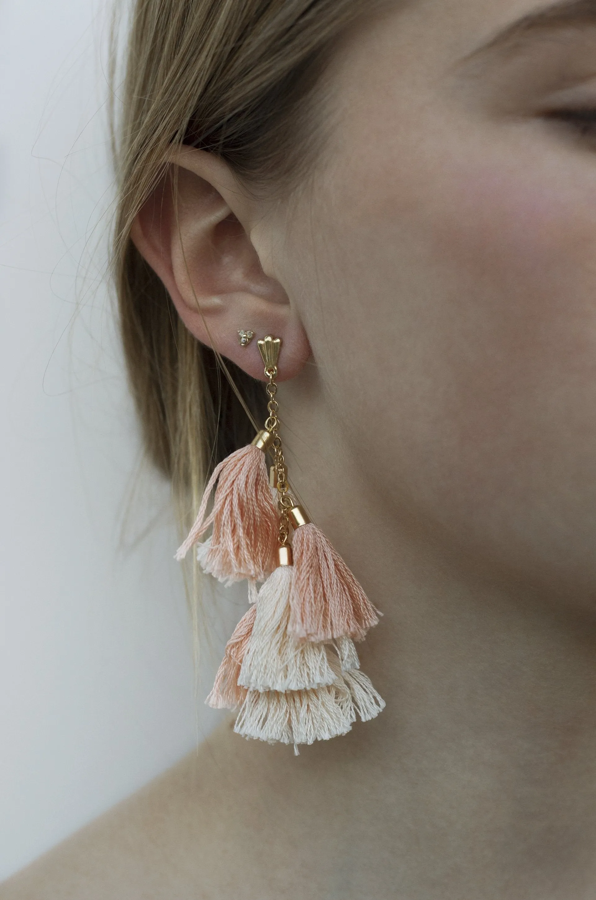 Daydreamer Tassel 18k Gold Plated Earrings