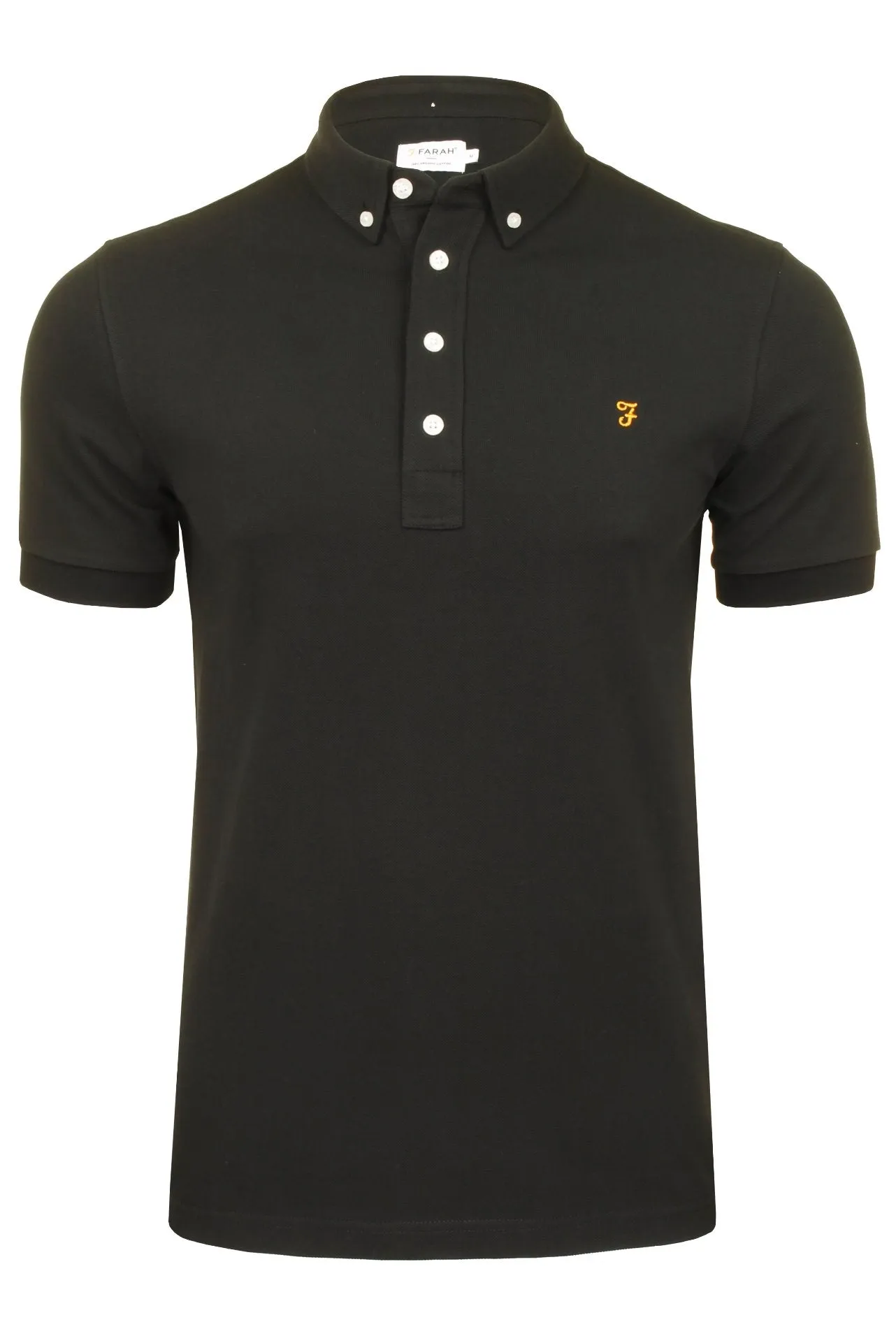 Farah Mens Ricky Polo T-Shirt, Short Sleeved