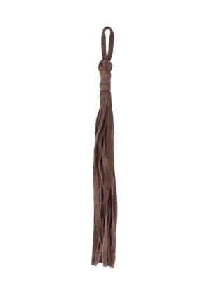 Genuine Dark Brown Suede Fringe Decorative Tassel