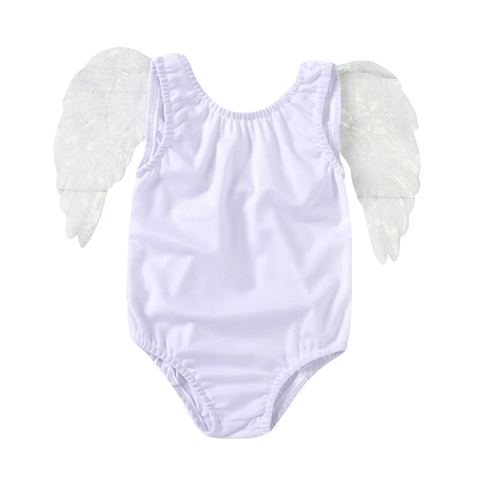 Girls Angel Wing One Piece Swimwear