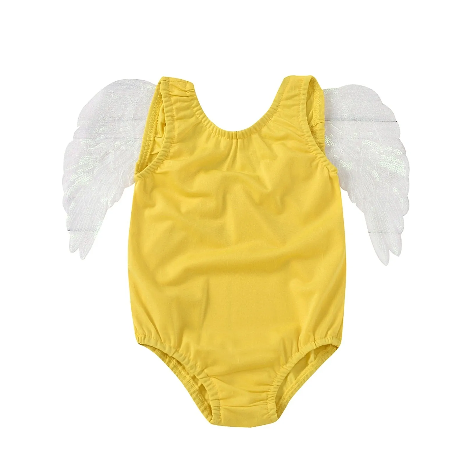 Girls Angel Wing One Piece Swimwear