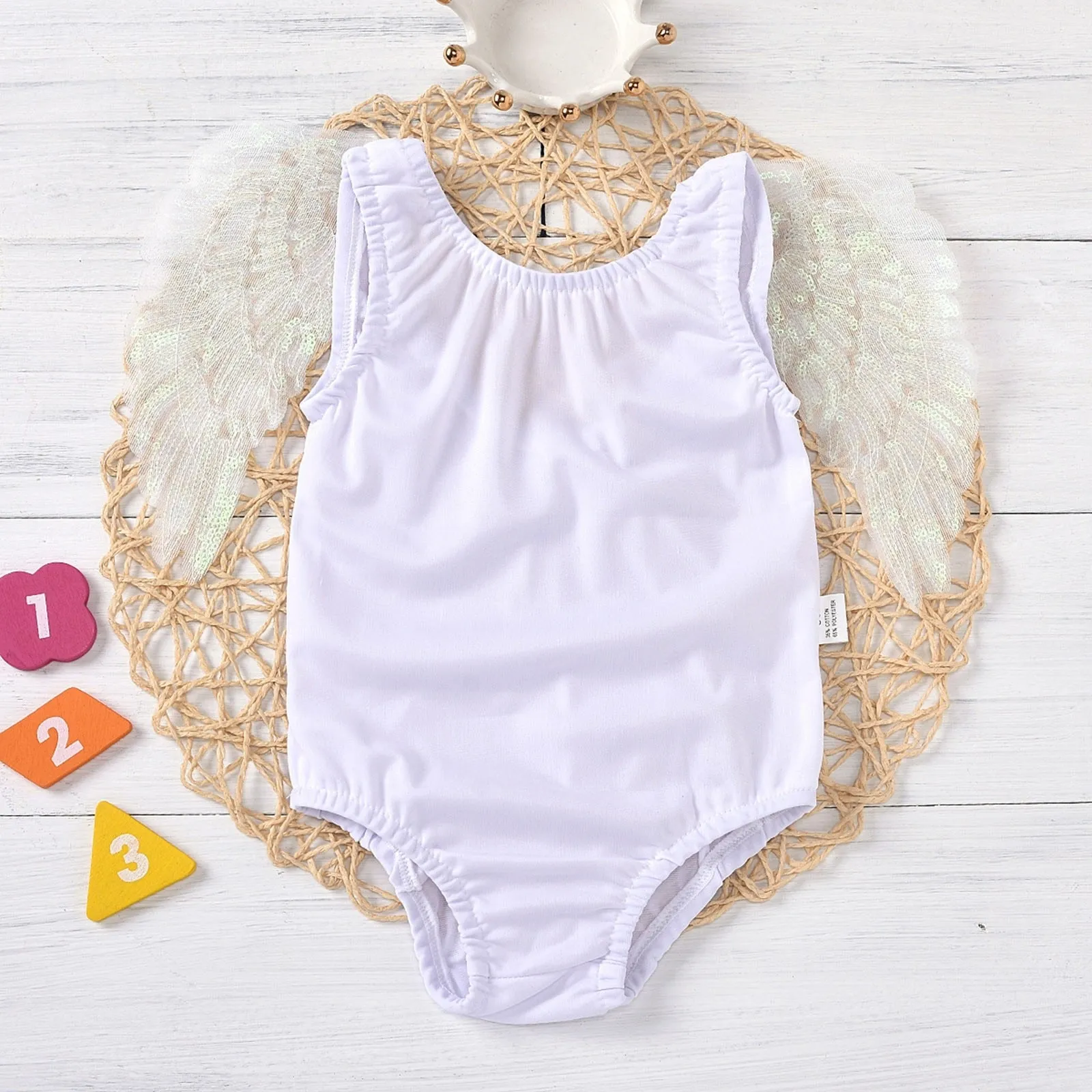 Girls Angel Wing One Piece Swimwear