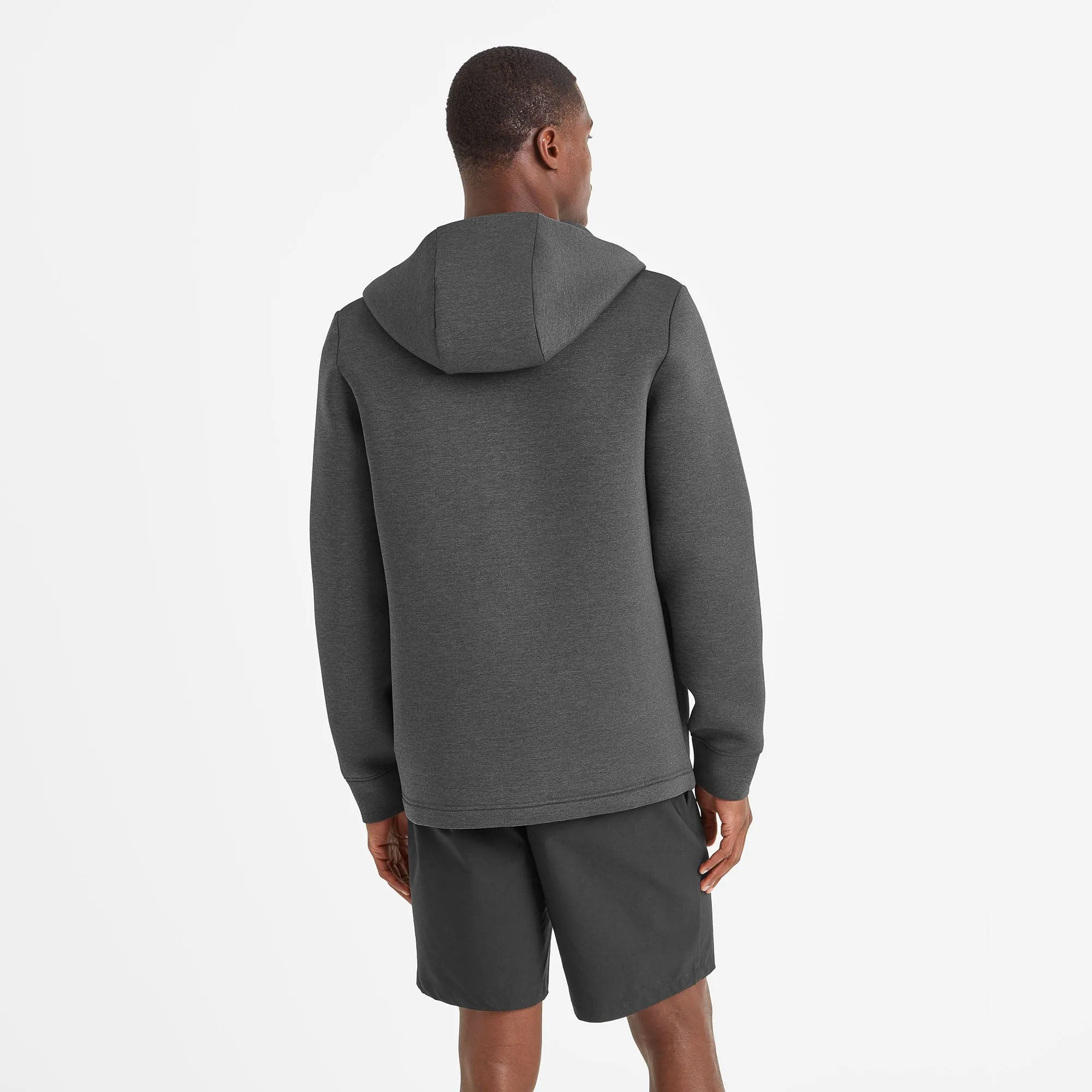 Glide Mens Tech Hoodie - Grey Marl