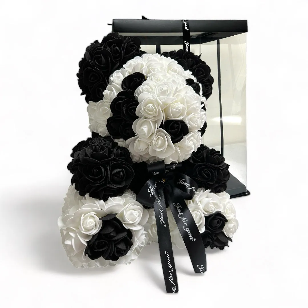 Gorgeous Rose Panda with LED Light and Gift Box - 40cm