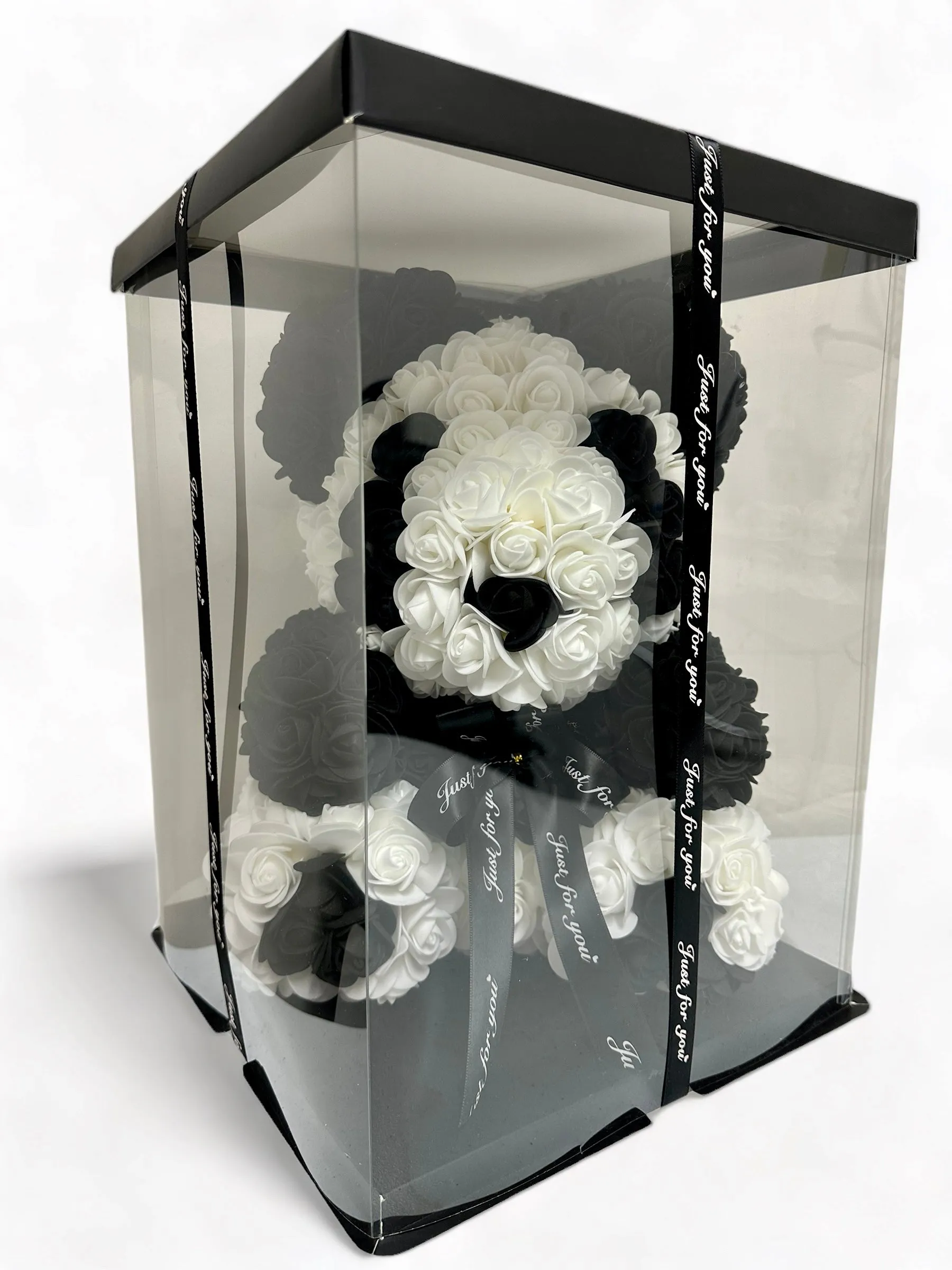 Gorgeous Rose Panda with LED Light and Gift Box - 40cm