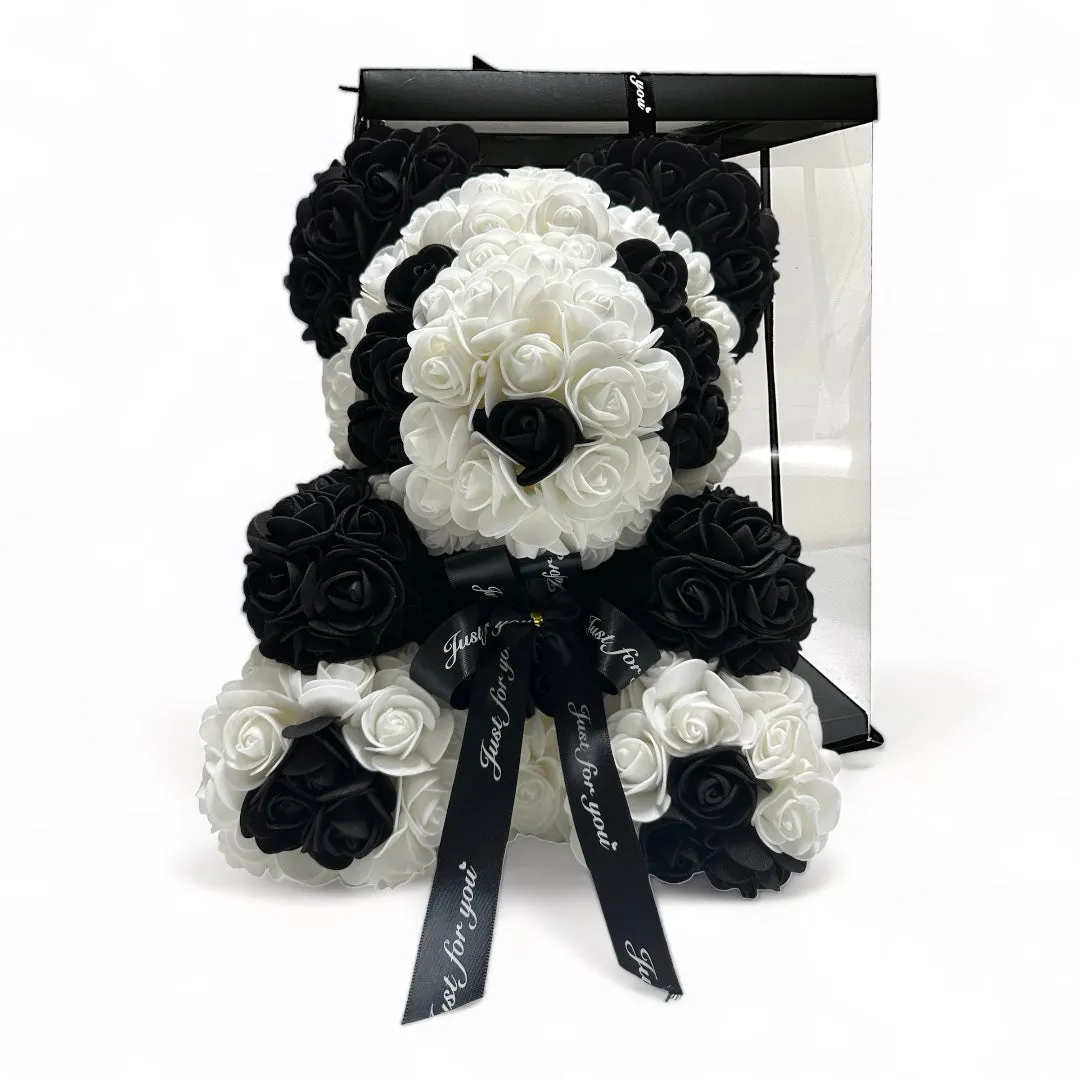 Gorgeous Rose Panda with LED Light and Gift Box - 40cm