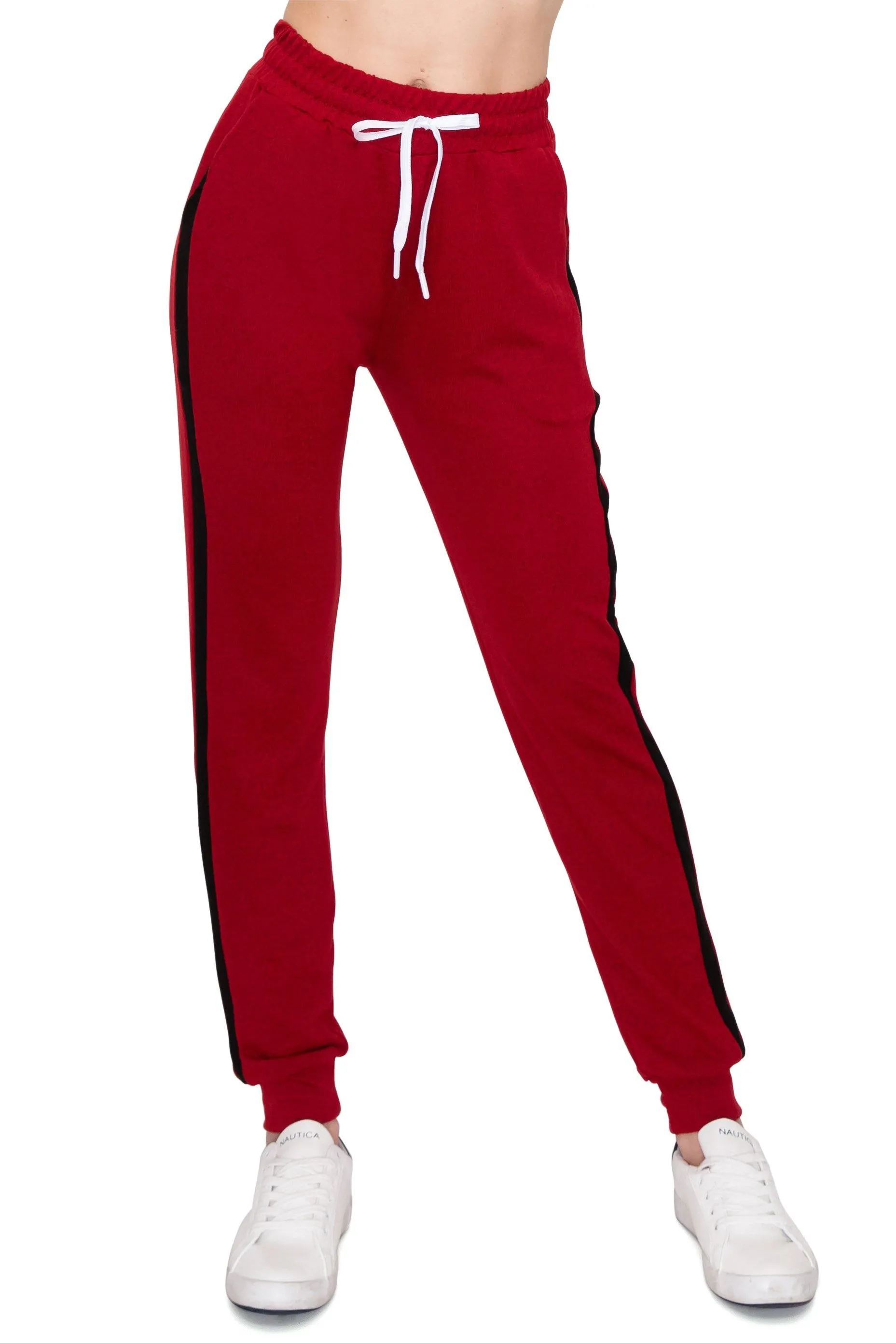 Hacci Jogger Sweatpants Striped