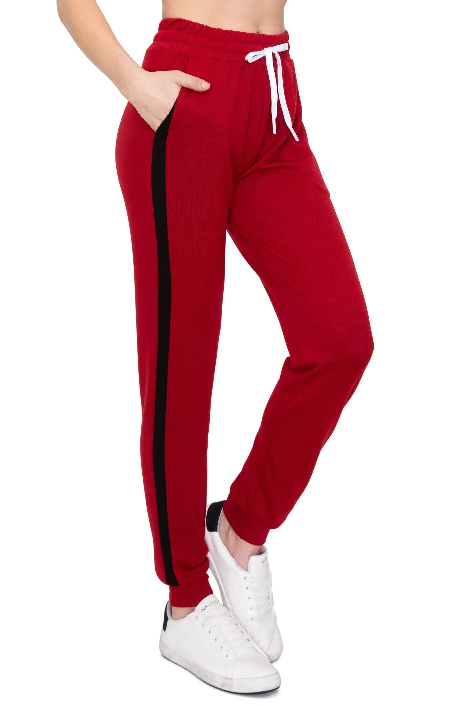 Hacci Jogger Sweatpants Striped