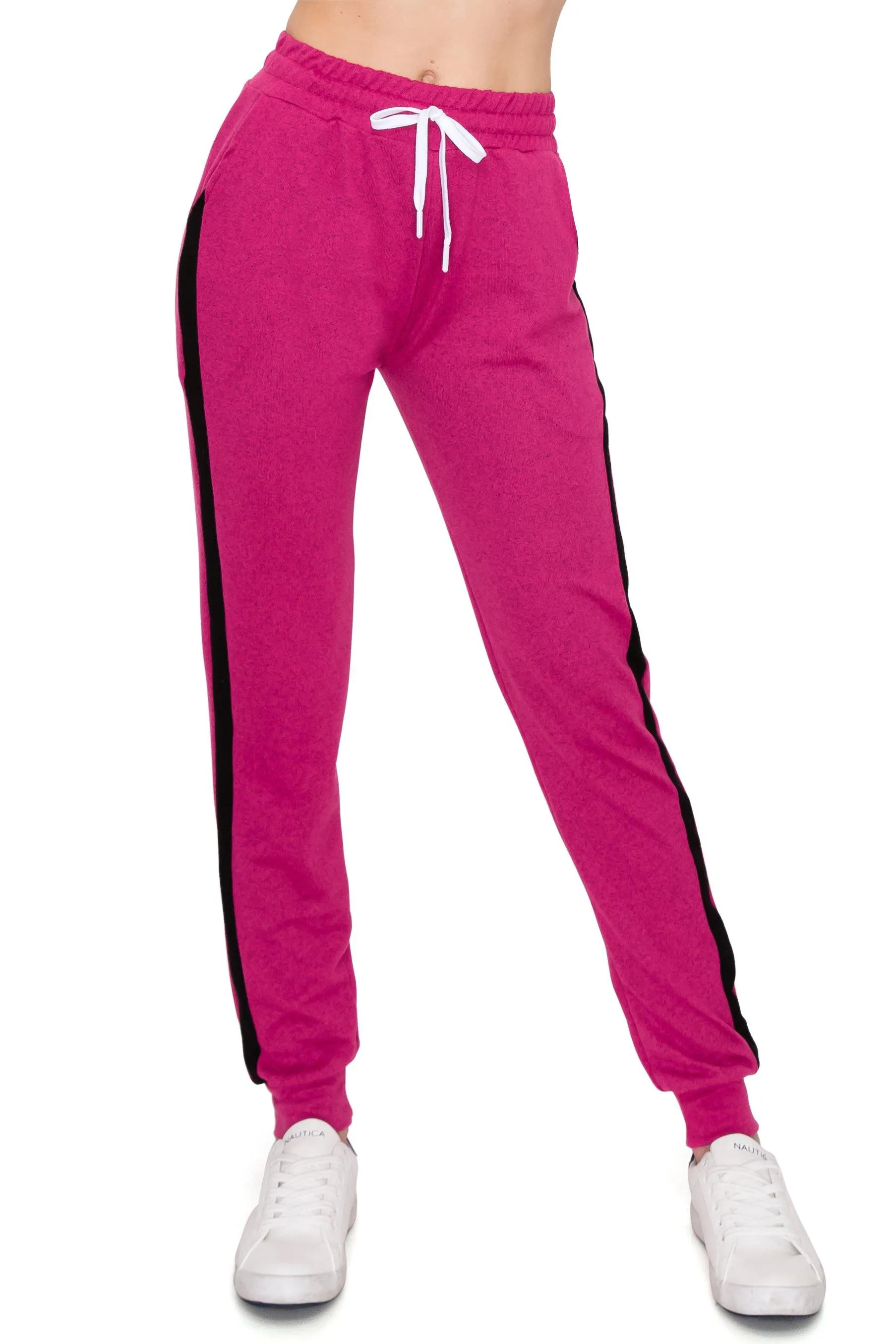 Hacci Jogger Sweatpants Striped