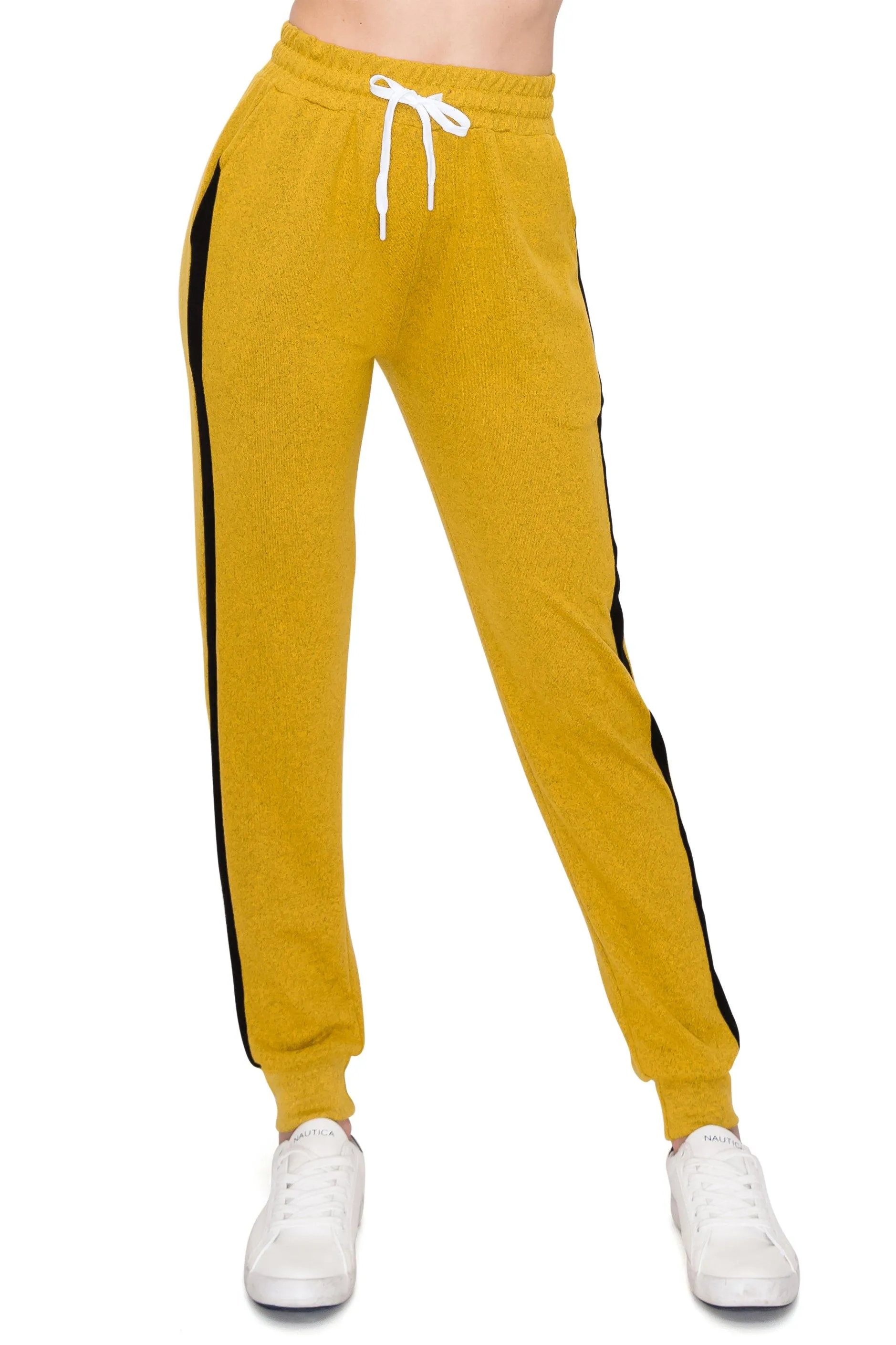 Hacci Jogger Sweatpants Striped