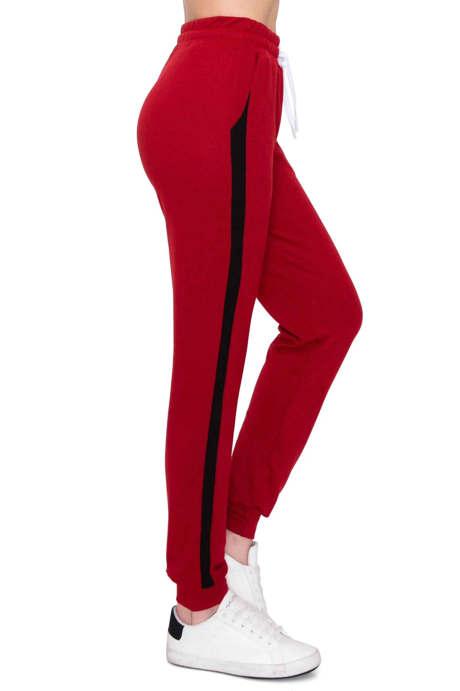 Hacci Jogger Sweatpants Striped