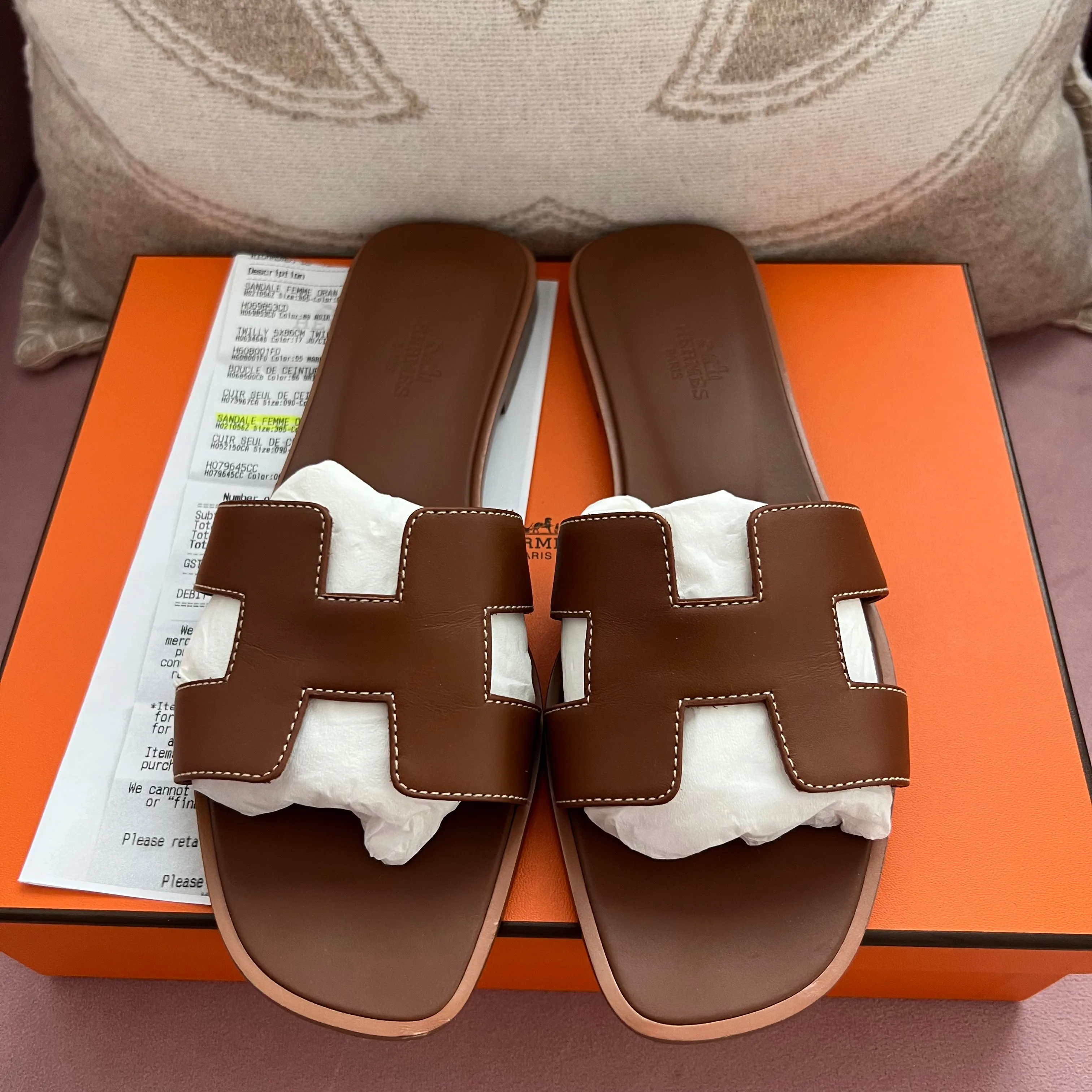 Hermes Oran Sandals